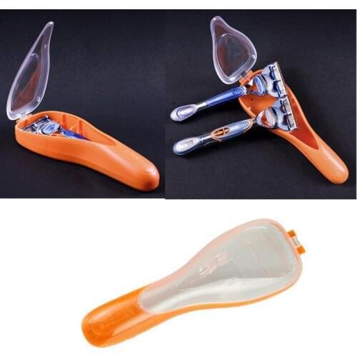 Hot Sale Durable Mens Razor Blades Holder Box High Quality Men Potable Shaver Holder Box Case