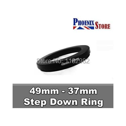 Lens Filter Adapter ring Free shipping 49mm to 37mm 49-37mm Stepping Step Up Filter Ring Adapter New
