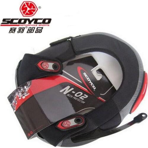 2019 New SCOYCO Knight Protective Neck Moto Racing Motocross Neck Care protection N02 Professional knight equipment FREE SIZE