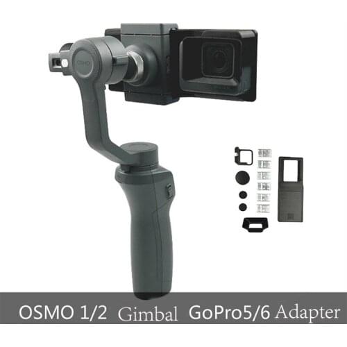 Sunnylife New Arrival 3D print GoPro Hero5/6 Camera Mounting Adapter with Sunhood for OSMO MOBILE Handheld Gimbal Accessories