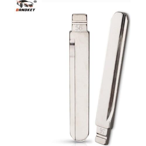 Dandkey NO. 56 # Key Blade 56# For BYD F3 Geely Vision Lifan 620 ,Car Blank Replacement Left Key Blade