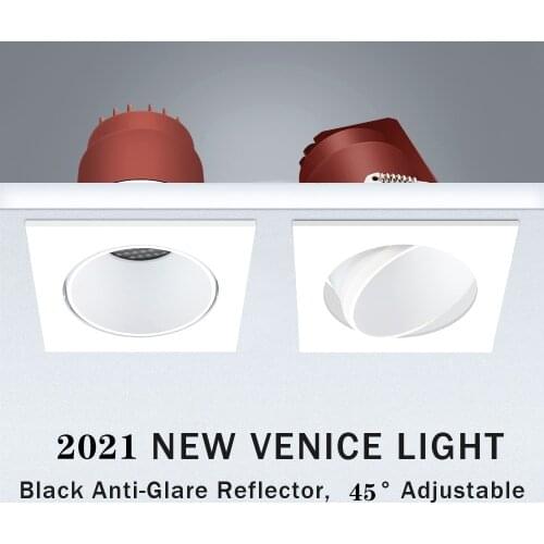 Single/Double Head Led Downlight 220v 110v Dimmable Ceiling Light 7w 15w Recessed Down light 24w 30w Spotlight Indoor Lighting