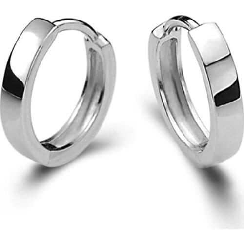 1Pair New Simple Punk Round Stainless Stud Earring for Women & Men Helix Ear Piercings Fashion Jewelry Gifts