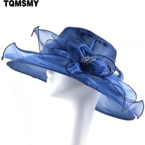 TQMSMY Solid color sun Hats For women Wide Birm Panama Beach hat summer girls Bucket caps womens Flowers bone Chapeu feminino