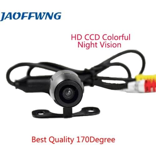 Mini Universal Car Rear View Camera , CCD Car Front / Side View Camera with WaterProof IP69K Wide Angle 170 Degrees FreeShipping