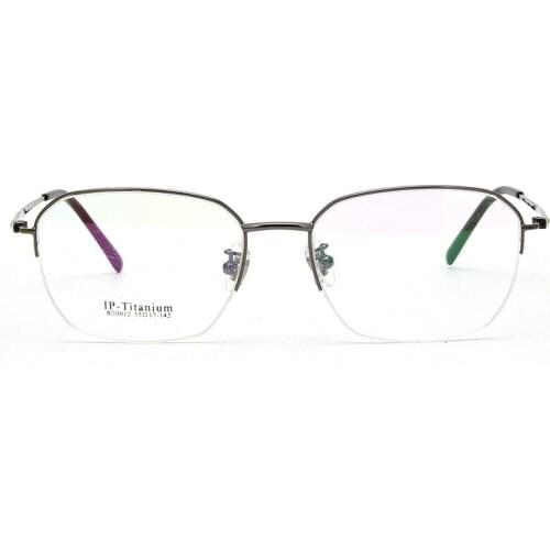 Viodream Retro Fashion Business Polygon Half Glasses frame Ultra light Titanium Optical Glasses Spectacle Frame Oculos De Grau