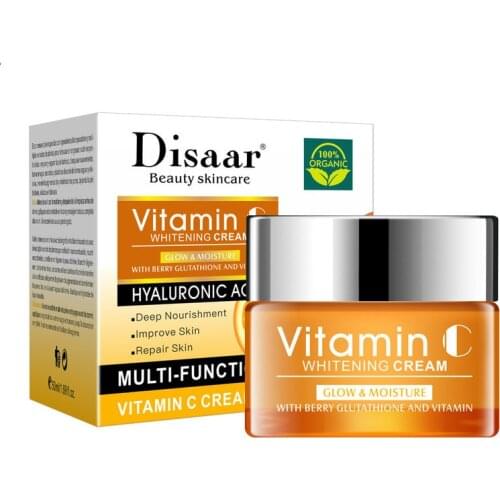 Vitamin C Repair Anti-aging Face Creams Refreshing Moisturizing Fades fine lines Brighten skin tone Hydrate Skin Whitening cream