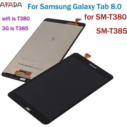 8'' LCD for Samsung Galaxy Tab A 2017 8.0 SM-T385 T385 SM-T380 /3G T380 3G Wifi LCD Display Touch Screen Digitizer Assembly