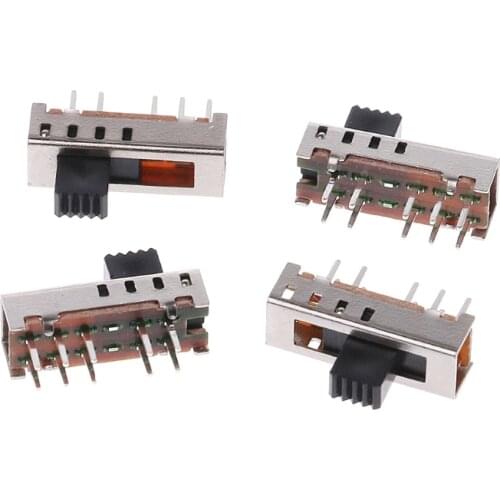 10Pcs SS24E01-G5 Slide Switches Vertical 0.5A 10 Pin 4 Position Toggle Switch #Aug.26