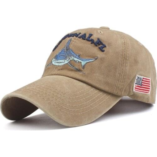 100% Washed Cotton Baseball Cap for Men Fitted Cap Snapback Hat for Women Caps Casual Hats Embroidery Letter Retro Cap