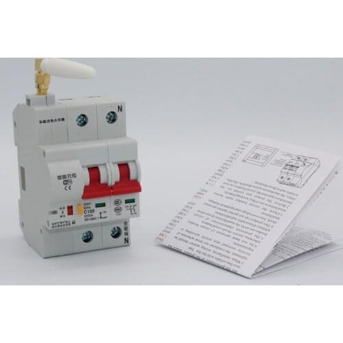 10A 20A 32A 40A 63A 80A 100A phone control wifi circuit breaker 2P Small disconnect switch small wifi remote control air switch
