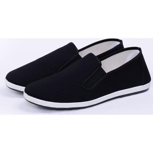 2020 classic mens cloth shoes solid color mens shoes casual retro mens shoes Chinese style