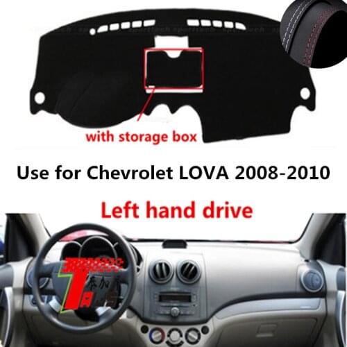 TAIJS Factory Classic Leather Car Dashboard Cover For Chevrolet LOVA 2008 2009 2010 Left hand drive with storage box