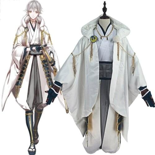 Hot Game Touken Ranbu Tsurumaru Kuninaga Cosplay Costume Set Halloween Christmas Costumes for Adults Deguisement for Carnaval
