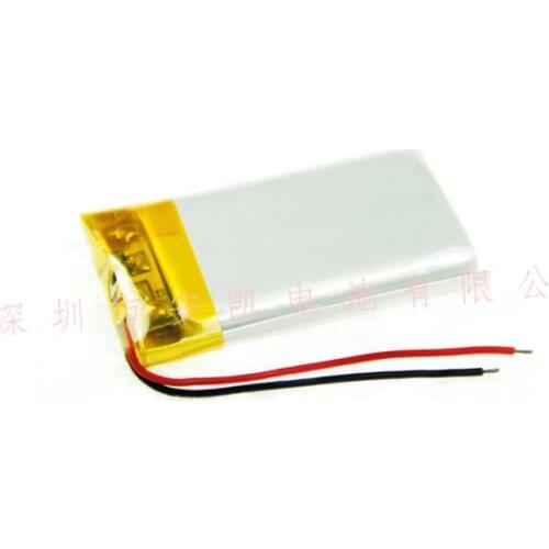 3.7V 302025 032025P 120mAh polymer lithium battery with protection board , used for bluetooth MP3,MP4