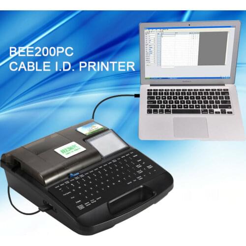 Cable marker support USB and computer Cable I.D. Printer BEE200PC