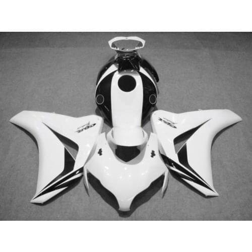 Injection mold Fairing kit for HONDA CBR1000RR 08 09 10 11 CBR 1000RR 2008 2009 2011 ABS white black Fairings set+7gifts HH37