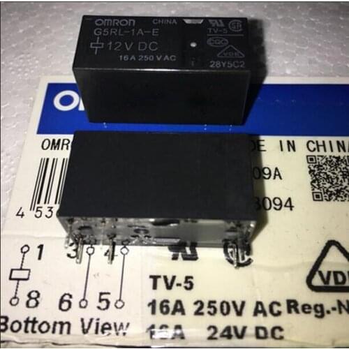 NEW relay G5RL-1A-E 12VDC G5RL-1A-E-12VDC G5RL1AE 12VDC DC12V 12V DIP6