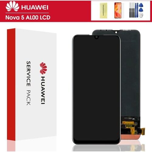 Original 6.39'' For Huawei NOVA 5/NOVA 5 PRO LCD AMOLED Display LCD Screen+Touch Panel Digitizer Assembly For Huawei Display
