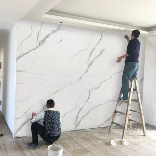 Beibehang custom Modern simple marbled jazz white wallpaper catering engineering decoration photo mural wall papers home decor