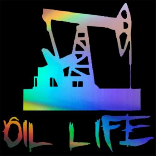 Oil Life Vinyl Decal Sticker Roughneck Drilling Frac Drill It Car Styling Wall Home Glass Window Vinyl Decal