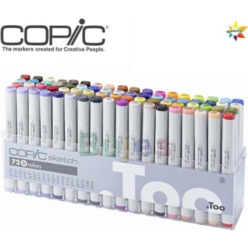 Japan Original Copic Marker First generation second generation marker 72 color design landscape 72A 72B third generation marker