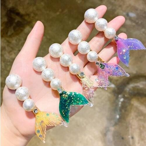 1PCS Pearl Mermaid Metal Hairclips Women Hair Clip Girls Hairpins Barrette Hairgrip Hariband Hair Pin Hair Accessories