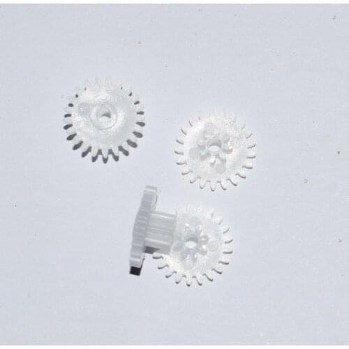 10/100pcs 21+8teeth 2mm hole OD 11.5MM double plastic gears/reduction gear/diy toy parts technology model rc car 21082A