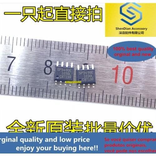 10pcs only orginal new SP3490EN-L/TR SP3490E SOP-8 SMD RS-485 interface