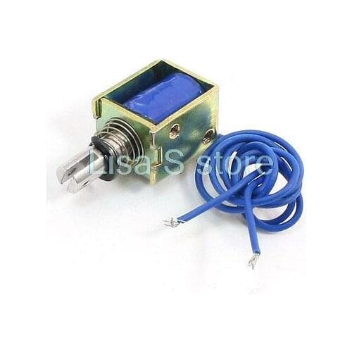 DC 12V 4N 10mm Stroke Open Frame Electromagnetic Linear Solenoid HCNE1-0520