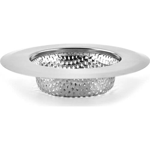 2 PCS Kitchen Sink Strainer, Wide Rim 4.5in Diameter, Stainless Steel, Fits Most Drains