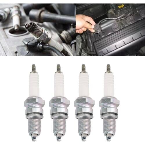 Artudatech 4Pcs Spark Plug fit for Honda CB550SC CB650SC CB750 CBR600F CM450E CX650T XL350R DPR8EA-9 Motorcycle Parts