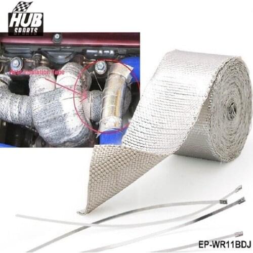 Car Aluminum Reinforced Tape Heat Shield Resistant Wrap For All Intake pipe/Suction Kit For Toyota avensis HU-WR11BDJ