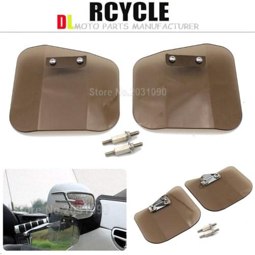 Free Shipping Motorcycle Gold Wing 1800 ABS Rear View Mirror Plastic Front Windshield Fit For Honda GL1800 High Quality
