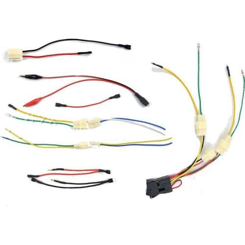 2 Pieces Childrens Electric Car Cable Motor/Charging/Power/Speed Control Wiring Stroller Repair Spare Parts