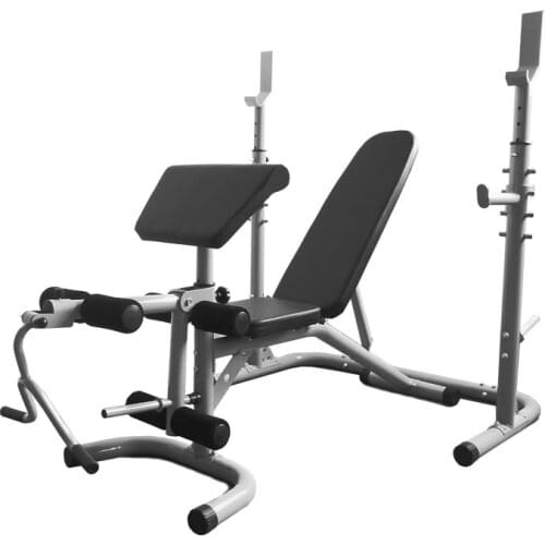 Home Indoor Sit-ups Fitness Equipment Bench Press Squat Rack Multifunctional Weightlifting Bed