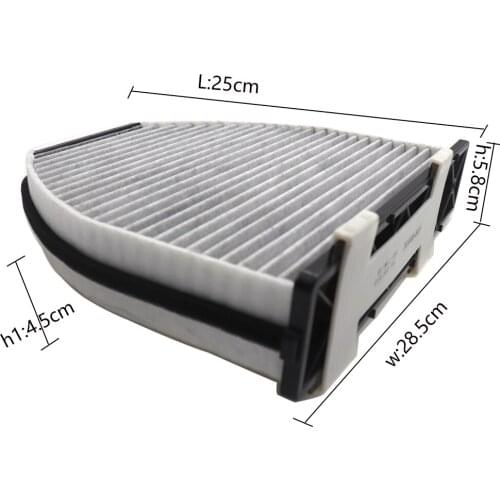 Car Cabin Filter For MERCEDES-BENZ AMG C63 C204 S204 W204 CLS63 C218 E63 W212 SL63 R231 SLS C197 2048300518 212 8300018