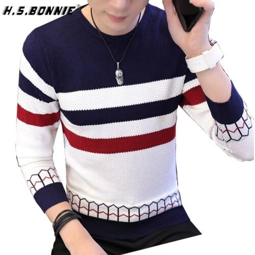 H.S.BONNIE Men's Wool Pullovers