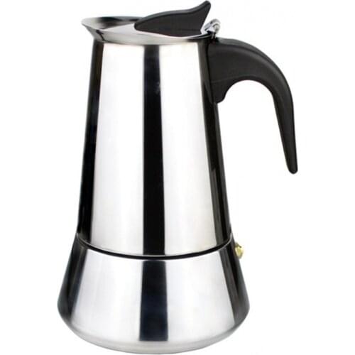 Stovetop Espresso Maker Stainless Steel Moka Coffee Pot Italian Percolator Coffee Maker Pot Latte Cafe Maker Suitable For Hobs