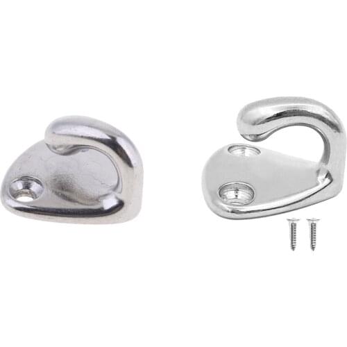 Marine Stainless Steel Coat Hook Hanger Holder Hook Wall Mounted