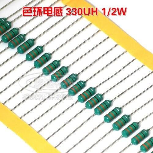 New Color Ring Inductor 0410 1/2W 330UH 331K Color Code Inductor
