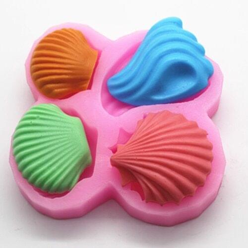 P141 shell silicone mold soap mold silicone soap soap mould silicone mold