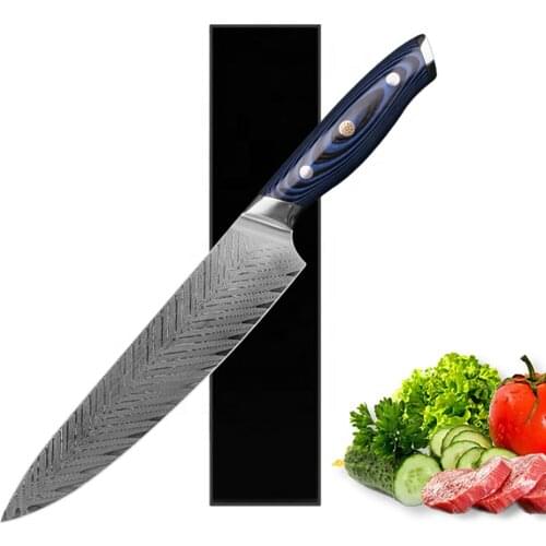 Professional 8 Inches Chef Knives High Carbon Damascus Steel Knife VG10 Japanese Kitchen Knife With Gift Box