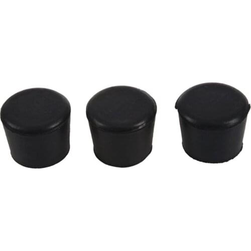 Rubber Furniture Crutch Feet Stool Chair Leg Tip Pad 12Pcs Black