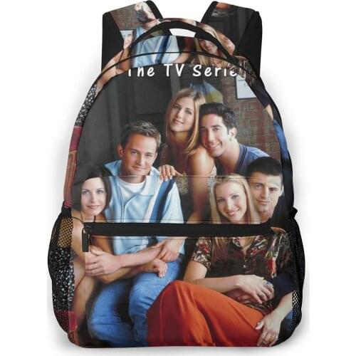 Friends Tv Show Backpack for Girls Boys Travel RucksackBackpacks for Teenage school bag