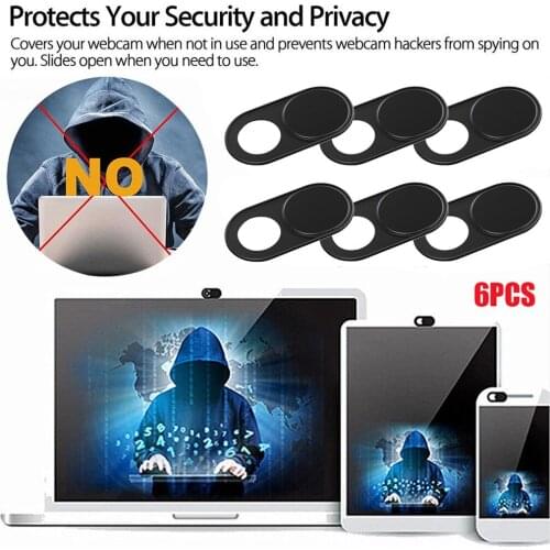 6PCS Universal Metal Cover Web Antispy Camera Blocker Computer Phone Ultra-Thin For iPad Laptop PC Macbook Tablet lenses Privacy