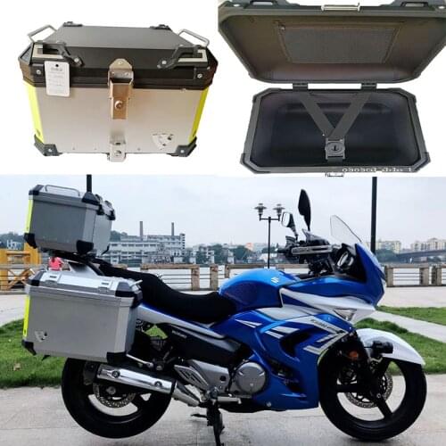 Motorcycle general aluminum alloy tail box / trunk / 35L-45L tail box / with universal chassis /For Suzuki / Honda / Kawasaki