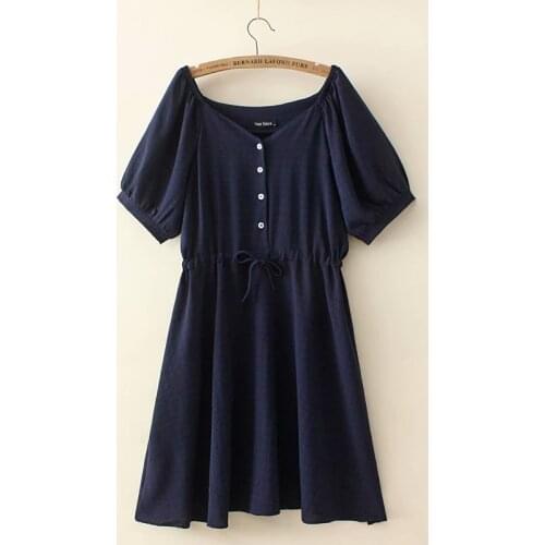 Plus size dress V-Neck short sleeve Drawstring Jacquard summer dresses 2021 black red pink white elegant casual womens dresses