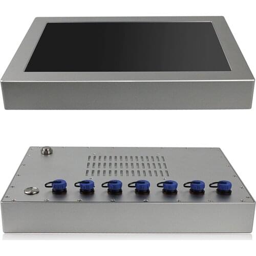 12.1" fanless industrial pc 1280x800 resistive touch ip68 waterproof all in one computers Intel Core i5-6200U CPU 2*usb 2*rs232