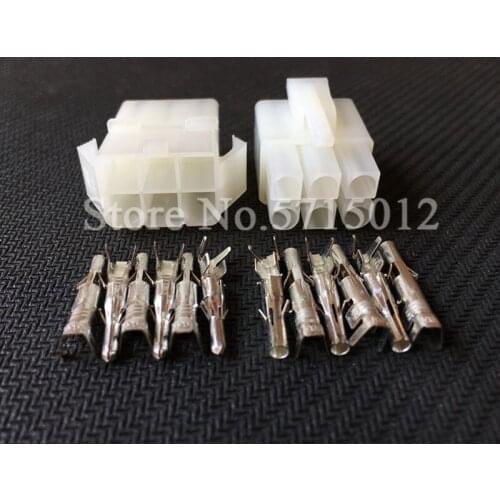 5set 6 Hole 6 Way Female And Male Big Tamiya Connector Kits Large Tamiya L6.2 6.2MM Socket Plug